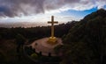 Mount Macedon Memorial Cross in Australia Royalty Free Stock Photo