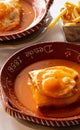 The iconic Portuguese French Sandwich also known as `Francesinha Especial`, Braga.