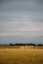 Iconic prehistoric monument Stonehenge in Salisbury Plain, UK, a wonder of the ancient world Royalty Free Stock Photo
