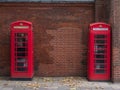 Iconic Red Phone Booths In London