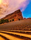 The iconic Red Rocks Amphitheater in Colorado