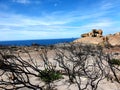 Kangaroo Island Remarkable Rocks after bushfires Royalty Free Stock Photo