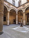 Iconic rich decorated courtyard of Palazzo Vecchio in Florence