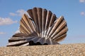 Iconic scallop shell Royalty Free Stock Photo