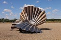 Iconic scallop shell Royalty Free Stock Photo