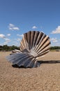 Iconic scallop shell Royalty Free Stock Photo