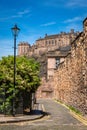 Edinburgh Castle from The Vennel.