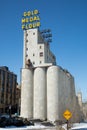 Iconic sign Gold medal flour in Minneapolis Royalty Free Stock Photo