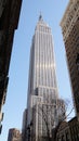 Iconic Skyscraper Empire State Building in Manhattan, New York City.