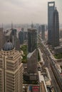 4 iconic skyscrapers on Pudong, Shanghai China Royalty Free Stock Photo