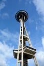 Iconic Space needle tower in Seattle, Washington Royalty Free Stock Photo