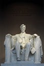 Iconic statue of Abraham Lincoln at the Lincoln Memorial, Washington DC Royalty Free Stock Photo