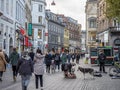 The iconic Stroget shopping street