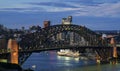 The iconic Sydney Harbour Bridge, New South, Wales, Australia Royalty Free Stock Photo