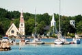 The three churches of Mahone Bay