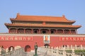 Iconic Tiananmen gate Beijing China Royalty Free Stock Photo