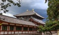 Iconic Toda-ji temple entrance in Nara park,Japan