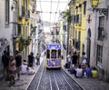 Iconic Transport in Lisbon, Portugal. Royalty Free Stock Photo