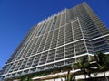 Iconic Trump International Hotel Waikiki with Coconut Palm trees