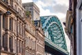 Tyne Bridge with Traditional Architecture, City of Newcastle upon Tyne, UK Royalty Free Stock Photo