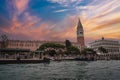 Iconic Venice Cityscape View from Water with Gondolas - Daytime Romantic Atmosphere