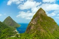 Iconic view of Piton mountains