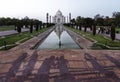 Iconic view of Taj Mahal one of the World Wonders, Agra, India Royalty Free Stock Photo