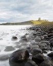An iconic viewpoint of Dunstanburgh Castle, Northumberland