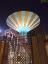 Iconic water reservoir lighted at Al Murraba quarter Riyadh