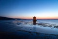 Iconic windmill in Orbetello at sunset, Tuscany
