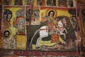 Iconographic scenes in Maryam Papasetti church in Ethiopia