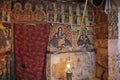 Iconographic scenes in Maryam Papasetti church in Ethiopia Royalty Free Stock Photo