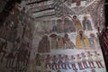 Iconographic scenes Yohannes Meaquddi church in Tigray regio Royalty Free Stock Photo