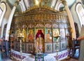 Iconostasis in the Church of St. Nicholas in Zheravna, Bulgaria Royalty Free Stock Photo
