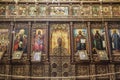 The iconostasis in the monastery of the Temptation on the mountain, Carental, Royalty Free Stock Photo