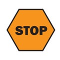STOP - Safety cation mark Royalty Free Stock Photo