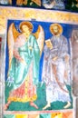 Icons in Arbore Monastery, Moldavia, Romania