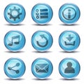 Icons And Buttons For Ui Game Royalty Free Stock Photo