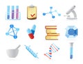 Icons for chemistry