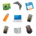 Icons for computer and computer parts