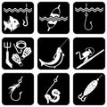 Icons fishing