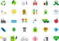 Icons about green issues