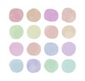 Icons grunge splash splatter shape pastel splatter