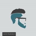 Icons hairstyles beard