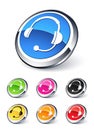 Icons headphone Royalty Free Stock Photo