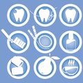 Icons healthy teeth