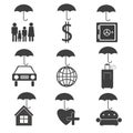 Icons for the insurance company