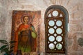 Icons and interior of St. Michael`s Church