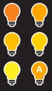 Icons light bulb