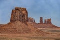 Monuments have stool for years and years in Monument Valley. Royalty Free Stock Photo